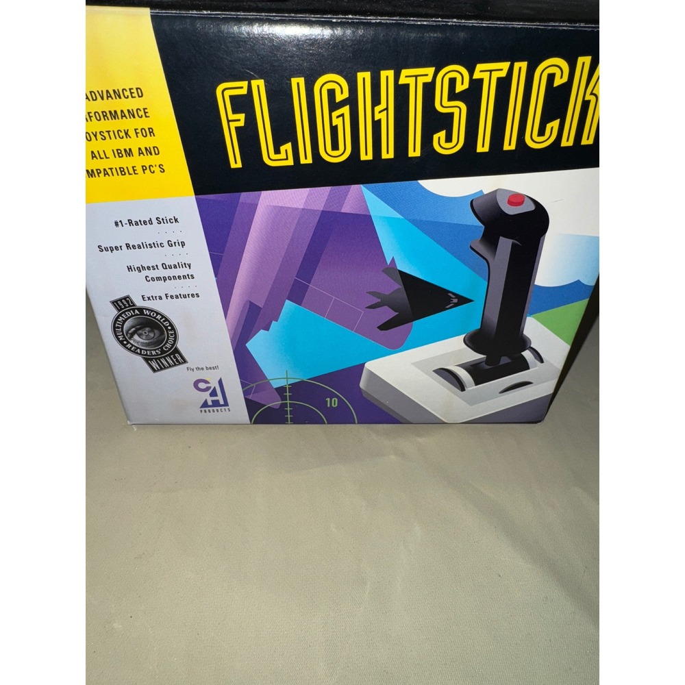 CH Products Flightstick Advanced Performance Joystick for IBM PC Computer Pilots